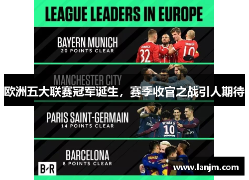 欧洲五大联赛冠军诞生，赛季收官之战引人期待